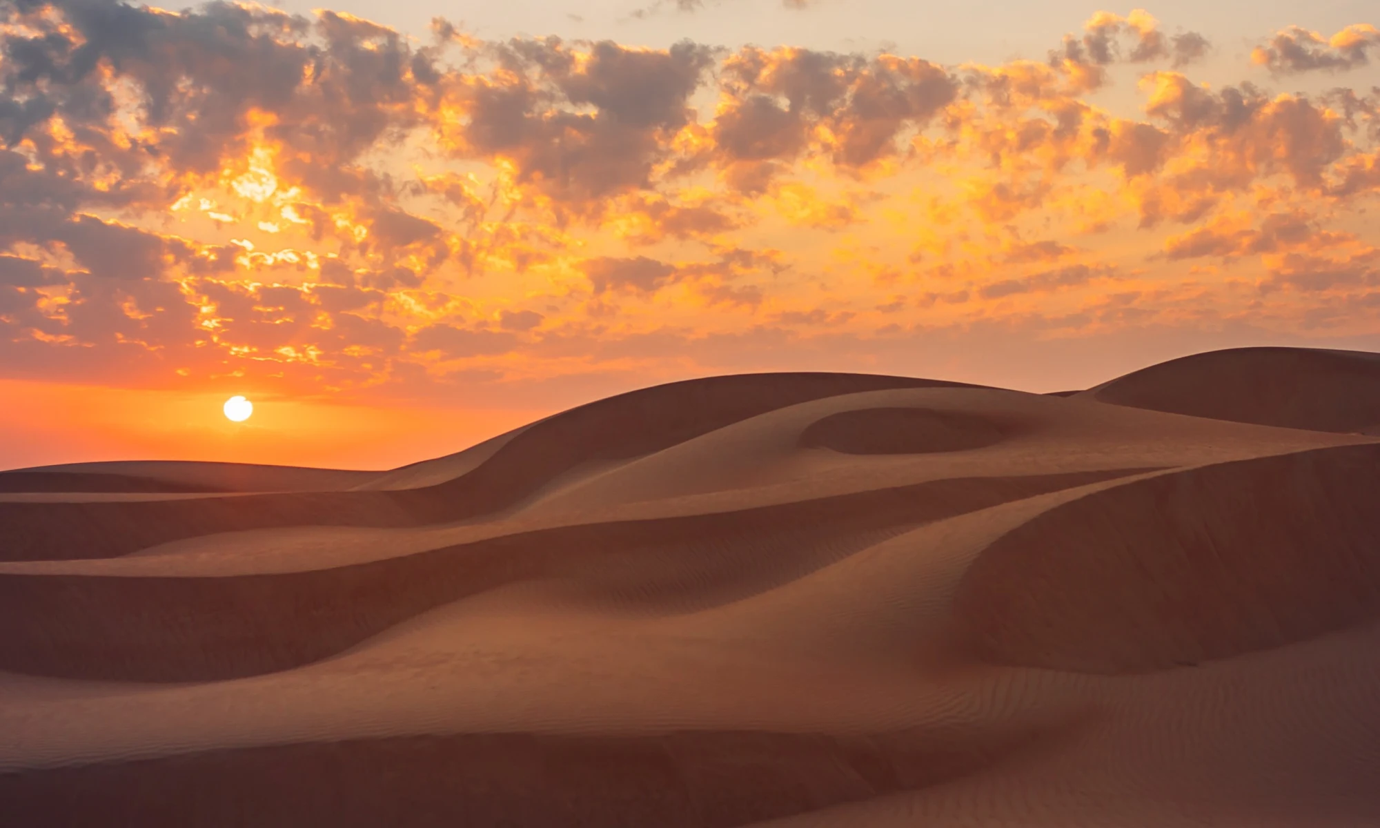 Sunrise Across the Sharqiya Dunes