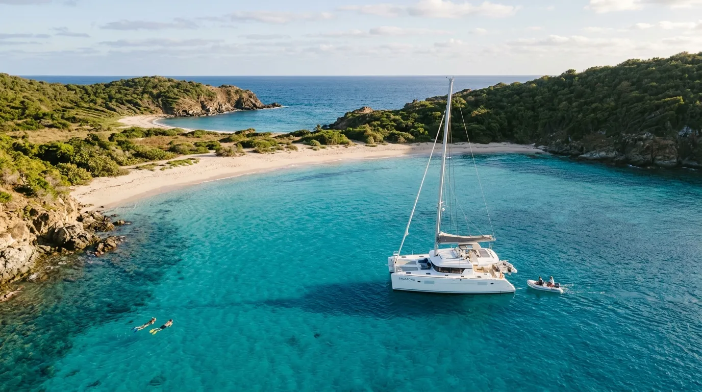 Gustavia | Catamaran to Colombier Bay