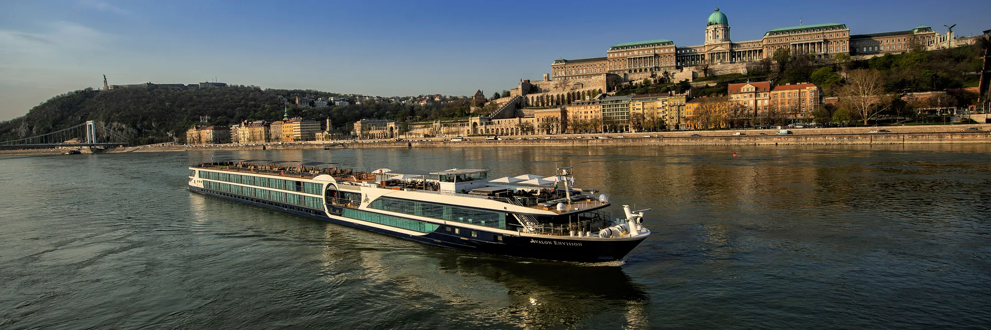 River ship on the Danube at Budapest